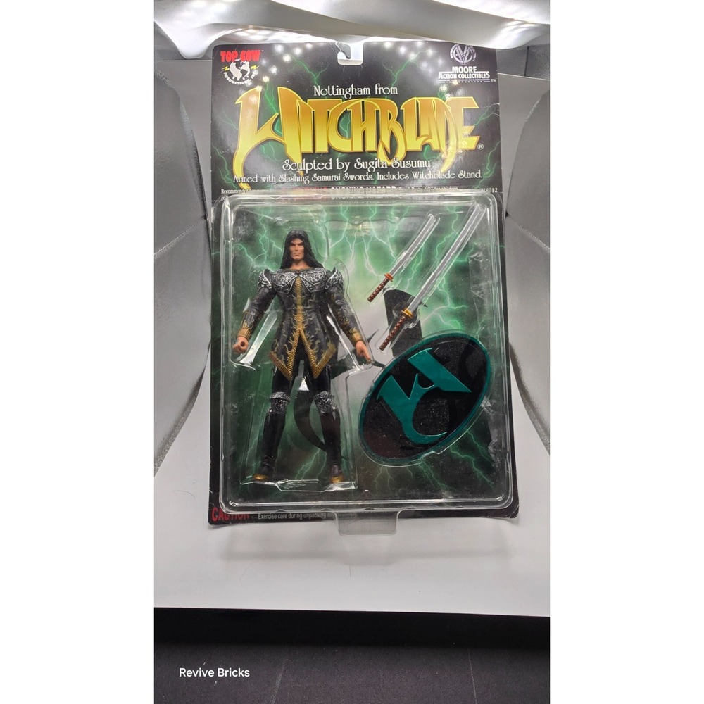 Witchblade Action Figure Ian Nottingham 1998 Moore Action Collectibles Series 1‎